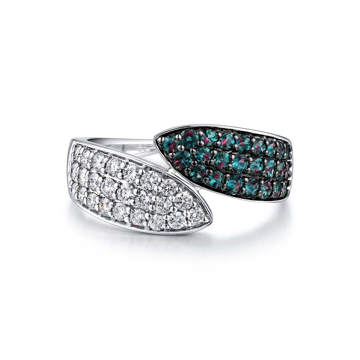 Alexandrite Arrowhead Diamond Ring