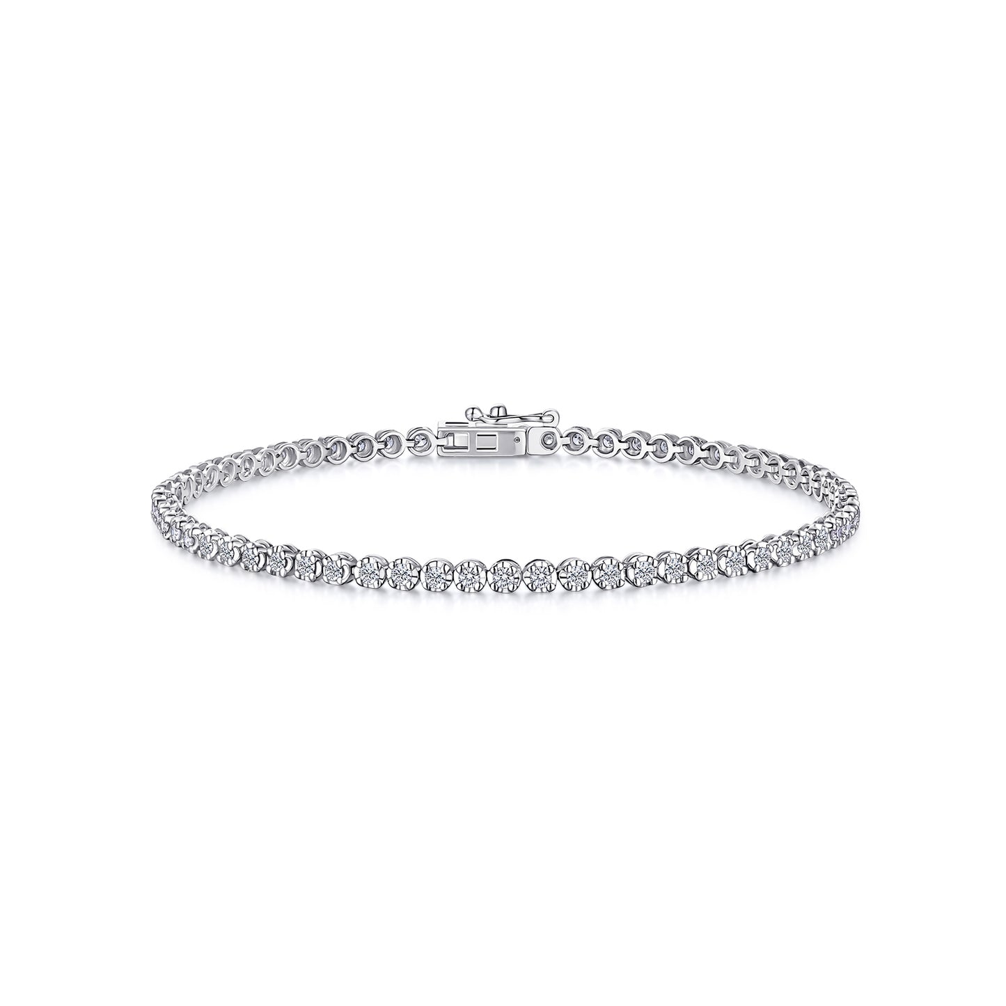 INFINITY SERIES 18K Gold 1 Carat Diamond Bracelet